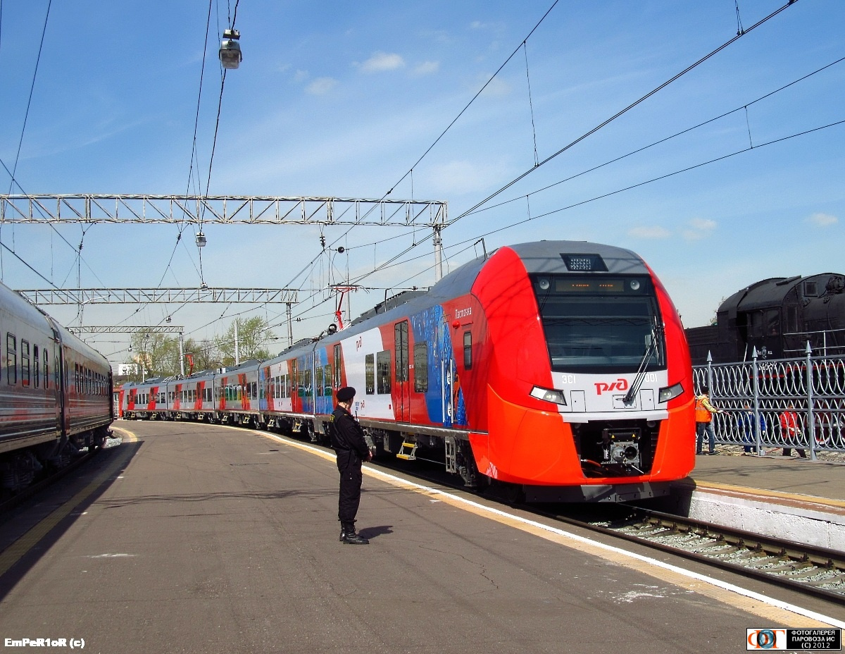 Orosz Siemens Desiro RUS ESz1-001 Moszkva 2012