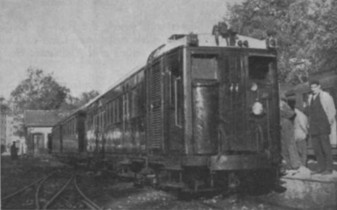 Spanyol Beardmore Diesel-elektromos motorkocsi Pamplona 1936