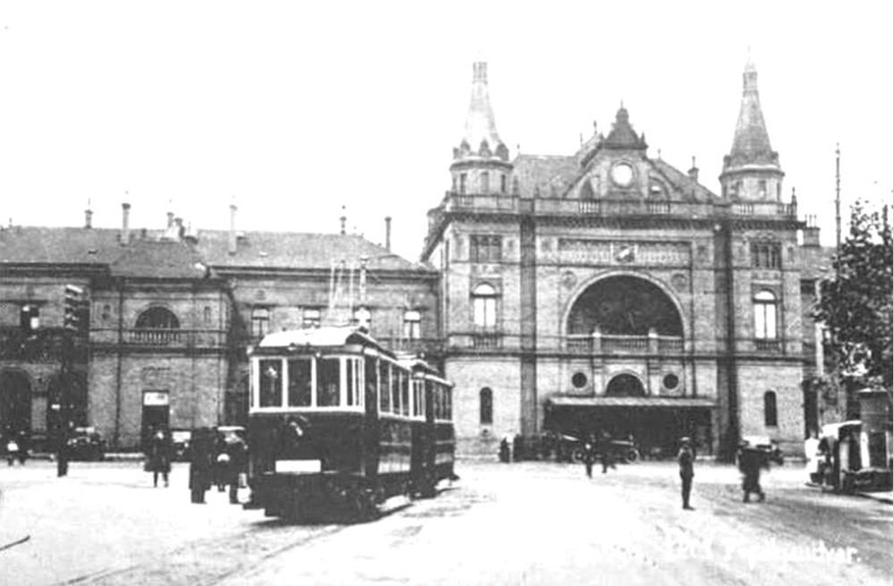 Pécs vasútállomás 1913