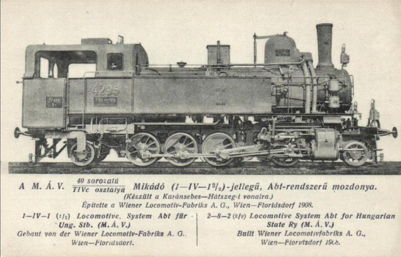 40.005 ((MÁV TIVc 4295, Floridsdorf 1908)