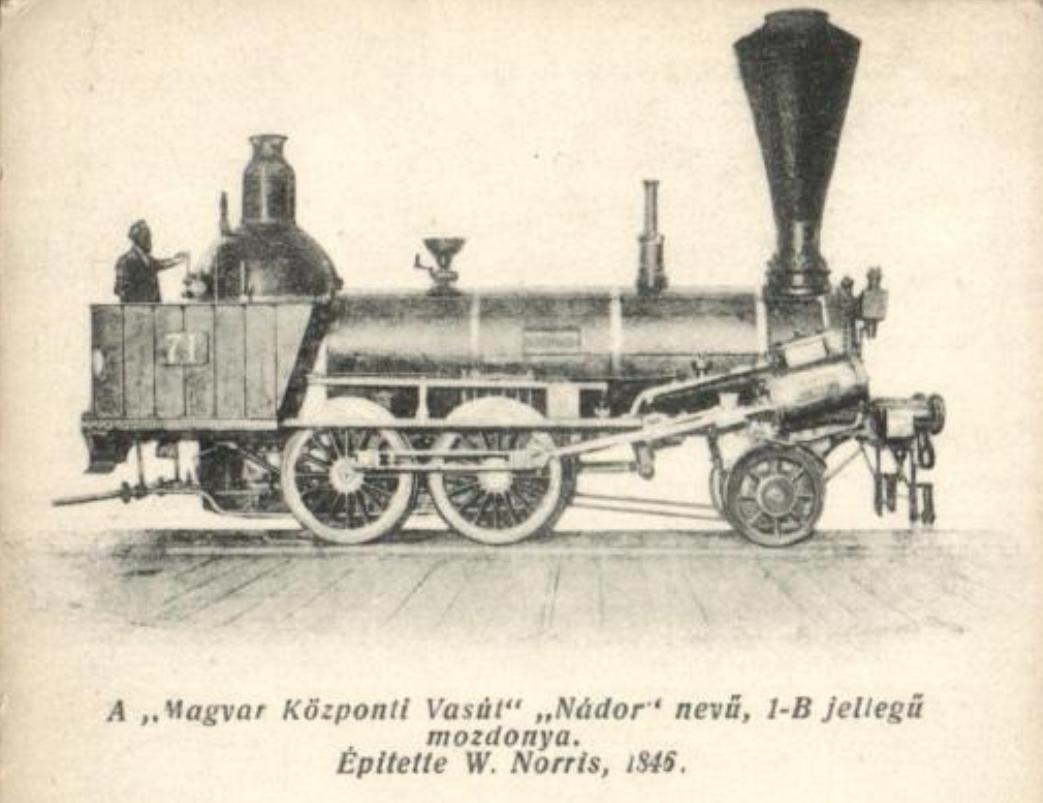 Magyar Központi Vasút Nádor (W.Norris 1846)