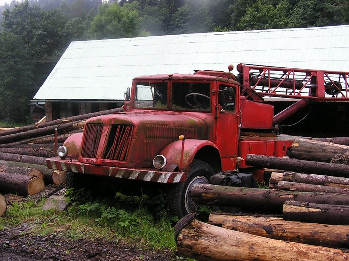 TATRA 111 HSC-5 munka közben