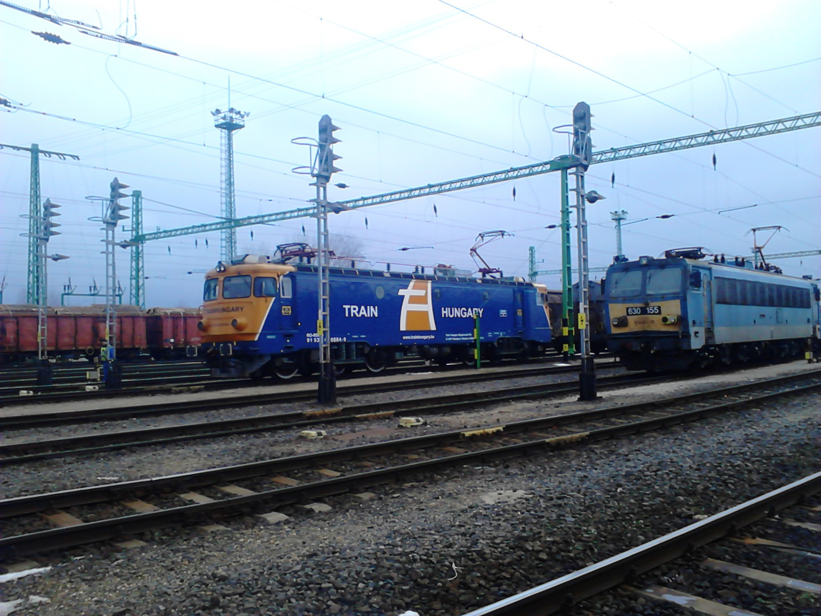 A Train Hungary Csaurusza a 155-ös Gigant társaságában,Sopron r