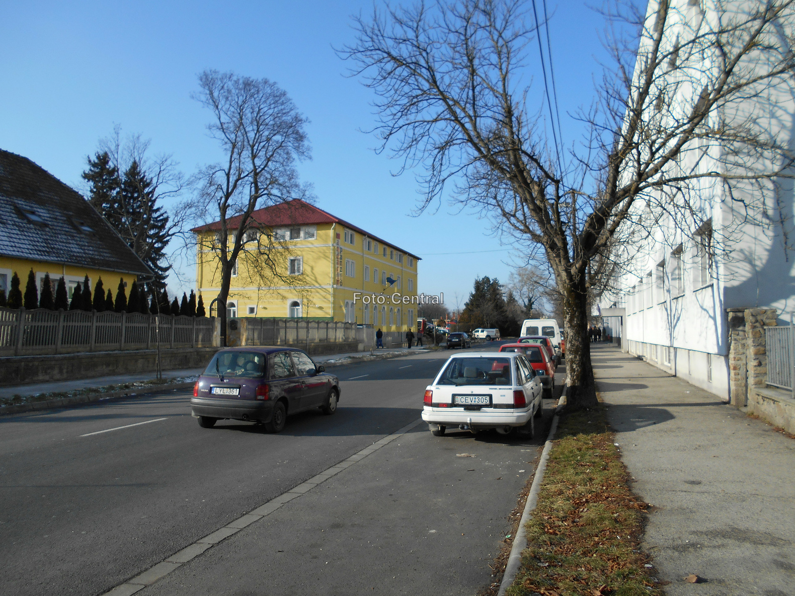 A 2016 január 18.-án leégett déli szárny.