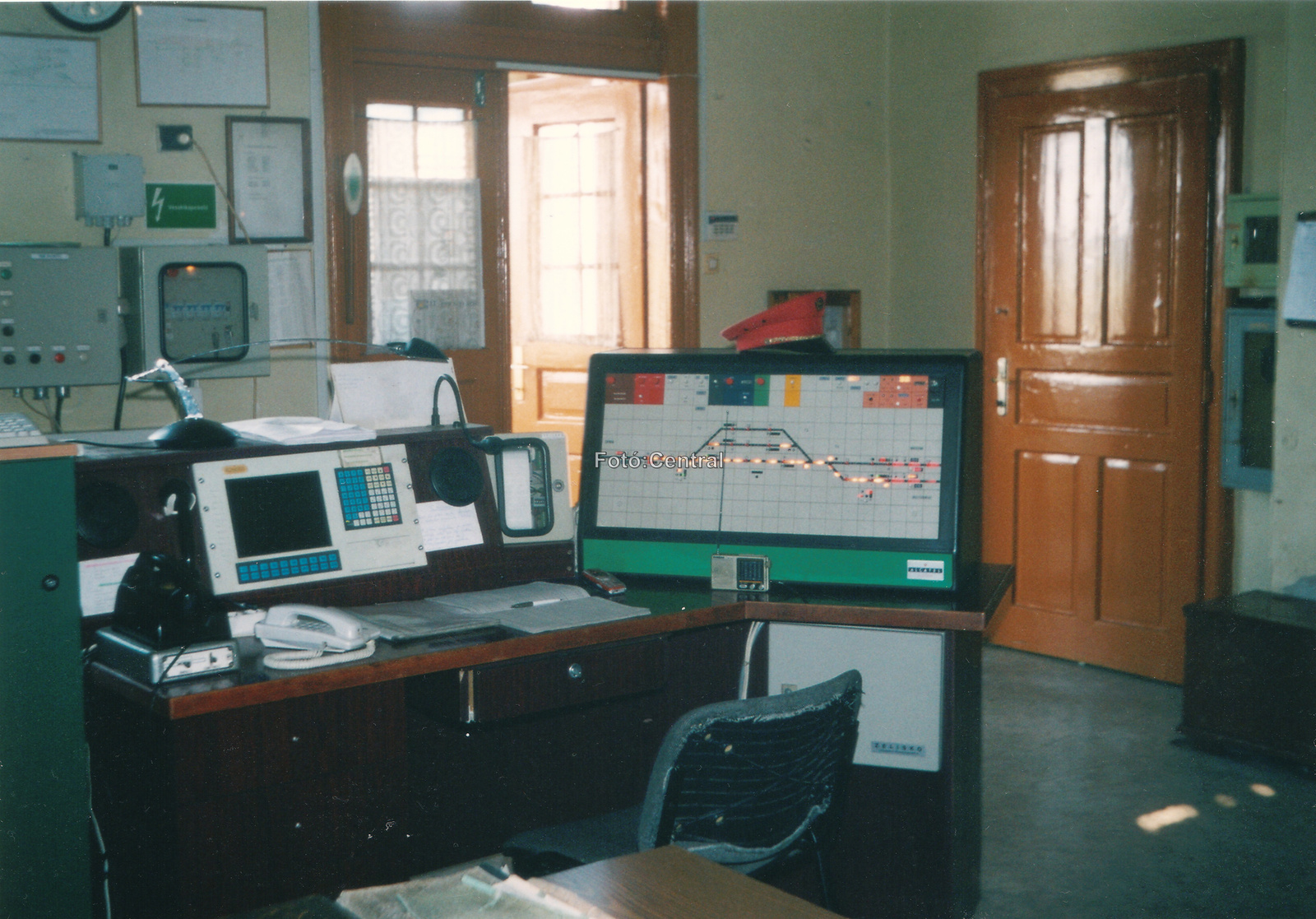 A 2003.-ban készült képen a forgalmi iroda látható.Ebben az időb
