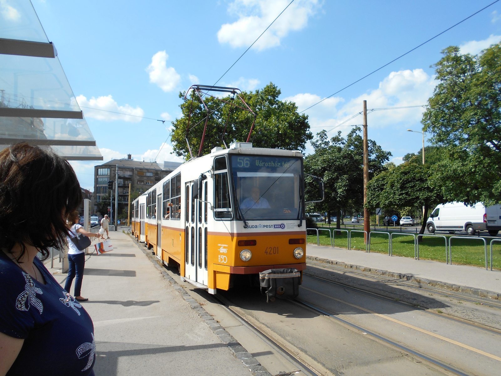 Tatra T5C5,56-os viszonylat Budapest.