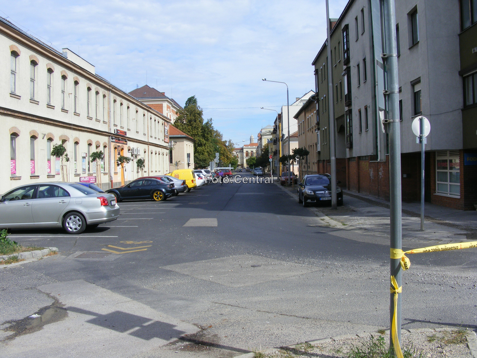 Az Erzsébet utca a vasútállomás irányából nézve.DSCF7236