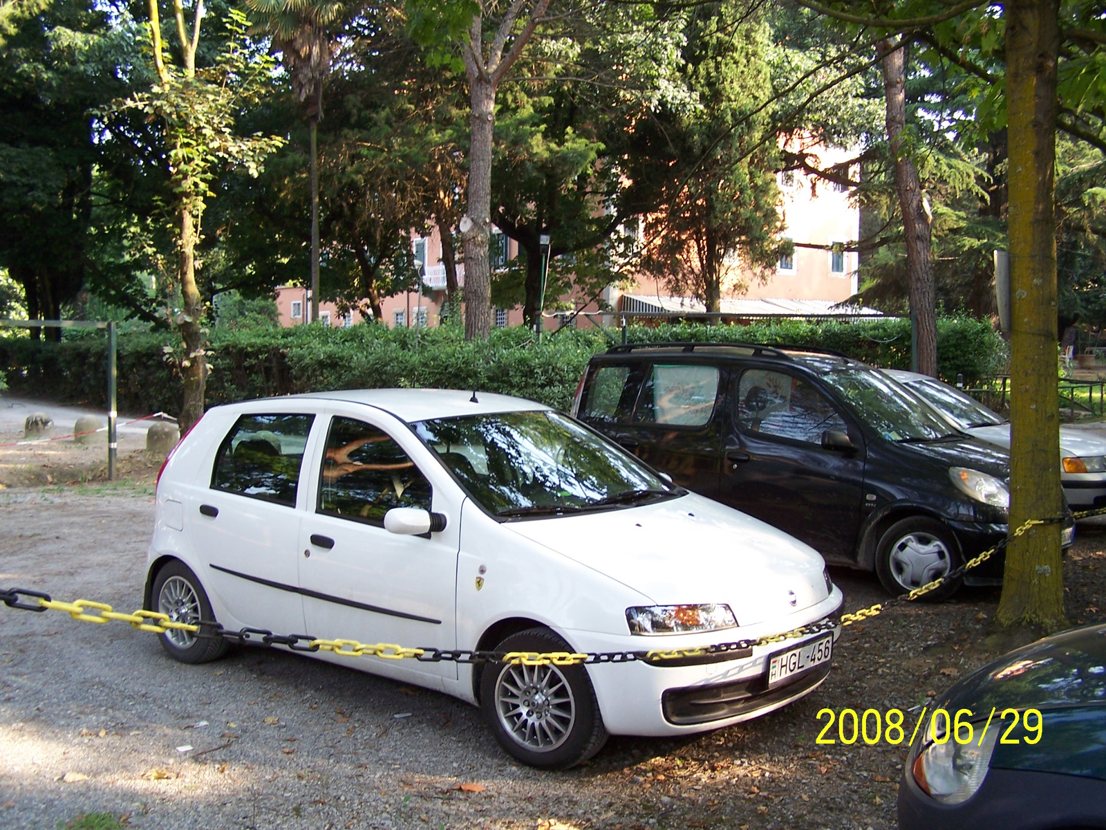 Pieve a Nievole, Olaszország, a Park Hotel Le Sorgenti parkolója