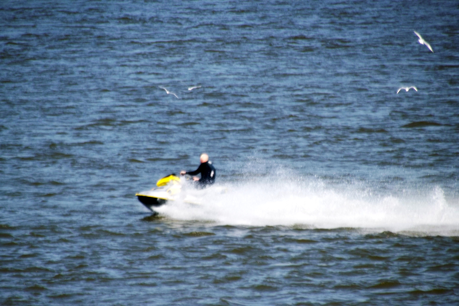 Jet ski-s a Dunán