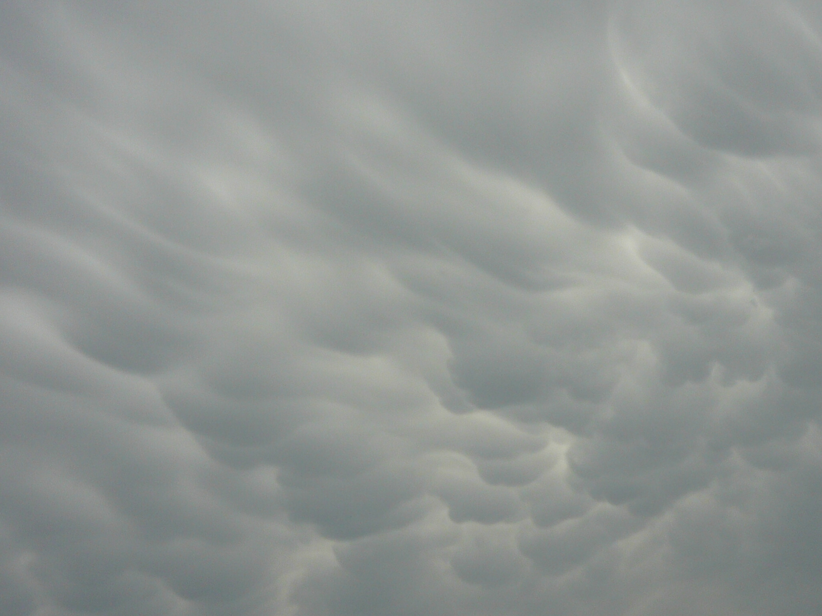 Mammatus felhők.2012 június