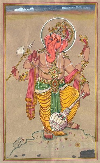 yuddha ganapati ganesha the warrior hf07 (Medium)