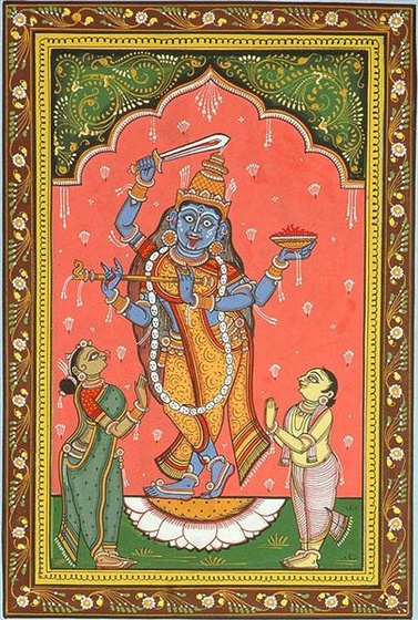 krishna and kali composite image pl27 (Medium)