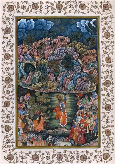 lord krishna lifting the mountain govardhana ph31 (Medium)