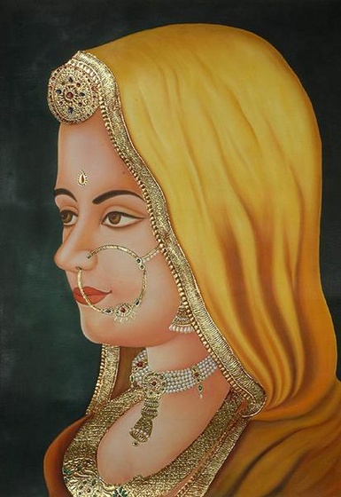 portrait of a rajasthani bride or94 (Medium)