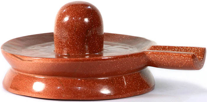 shiva linga carved in sunstone rq29