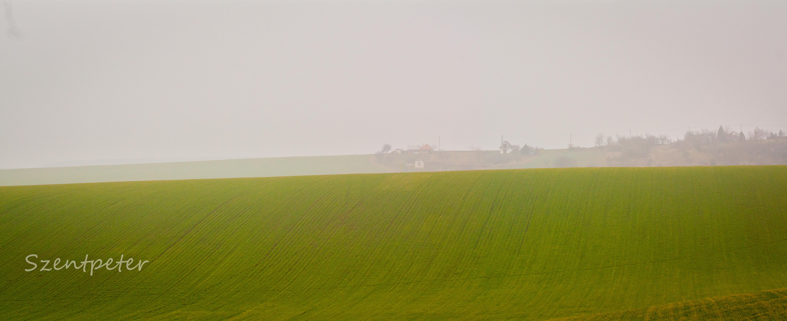 Szomori panoráma ködben..