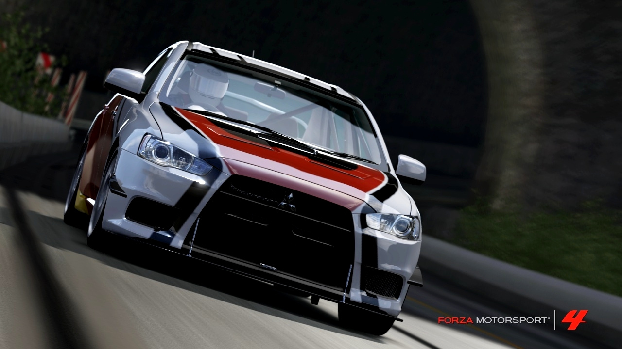 Mitsubishi Lancer evo X.