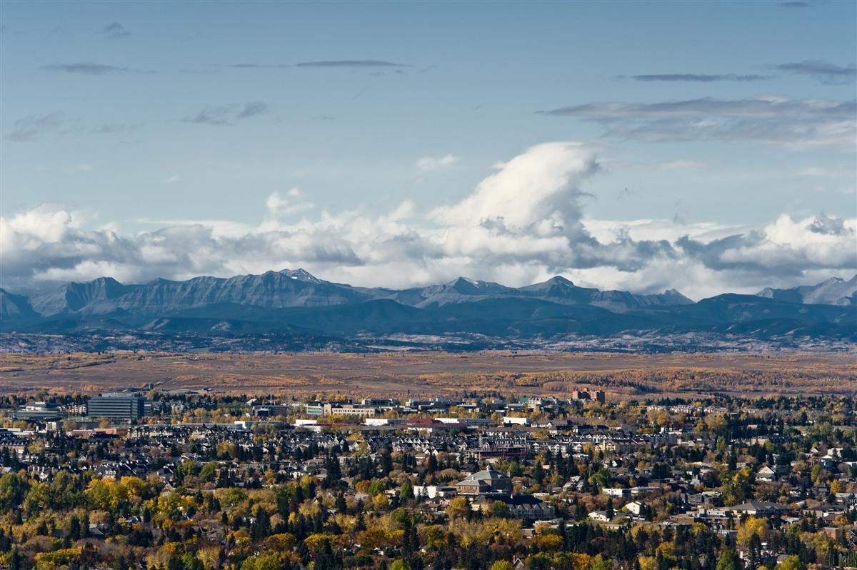 Calgary a magasból