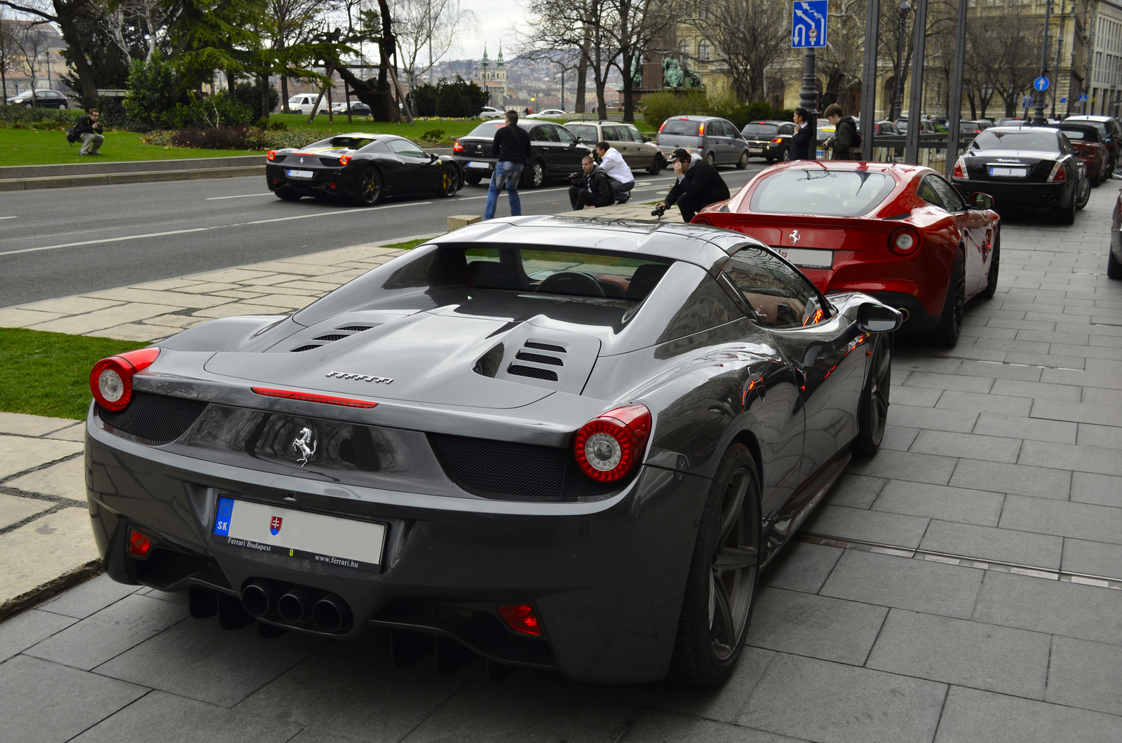 Ferrari 458 - Ferrari 458 Spider - Ferrari F12 - Maserati Quattr