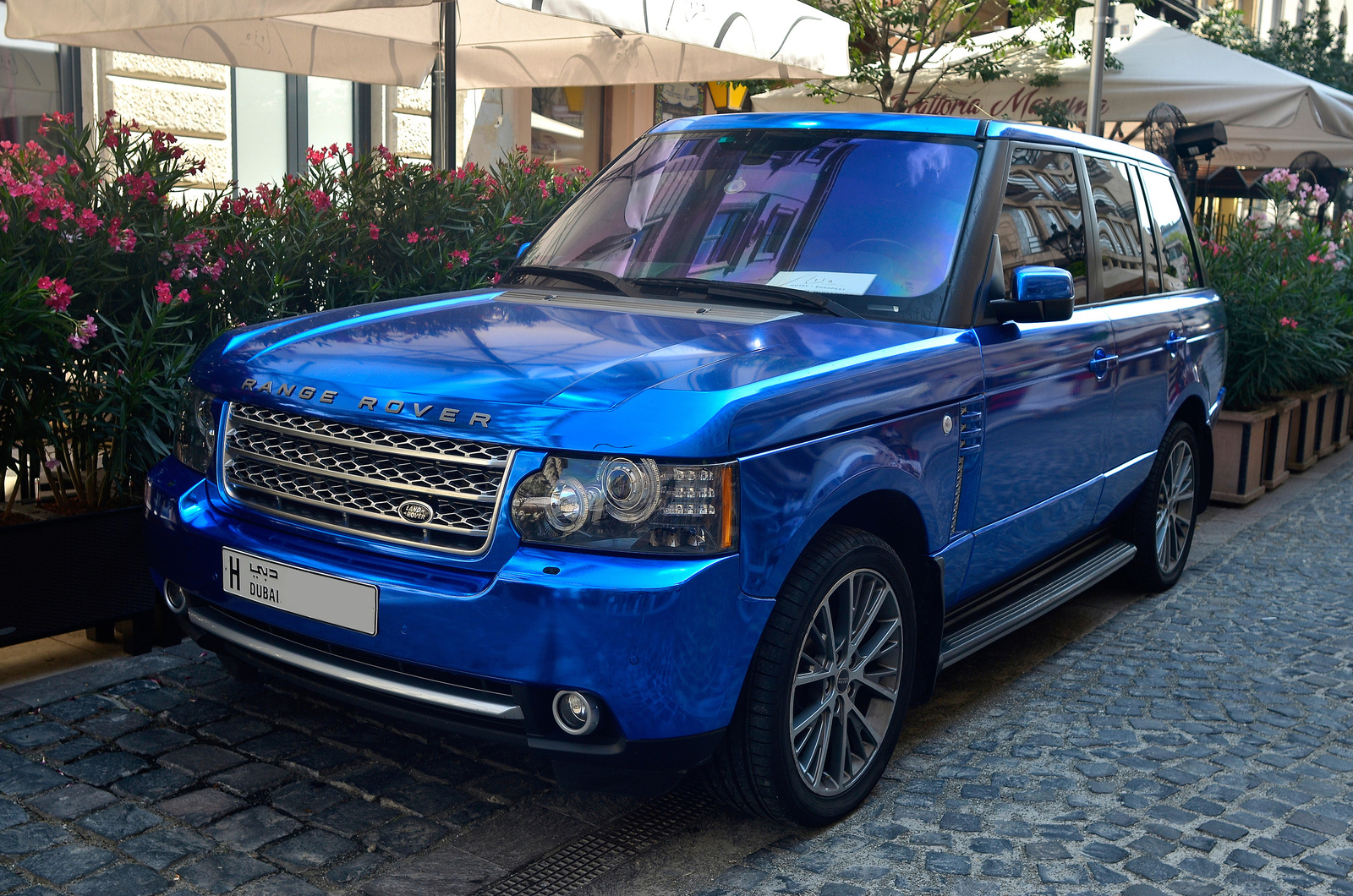 Króm kék Range Rover