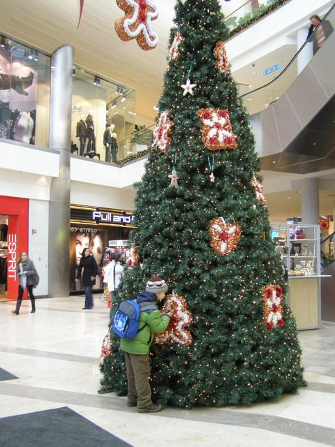 karácsonyfa az ALLEE-ban 2009.