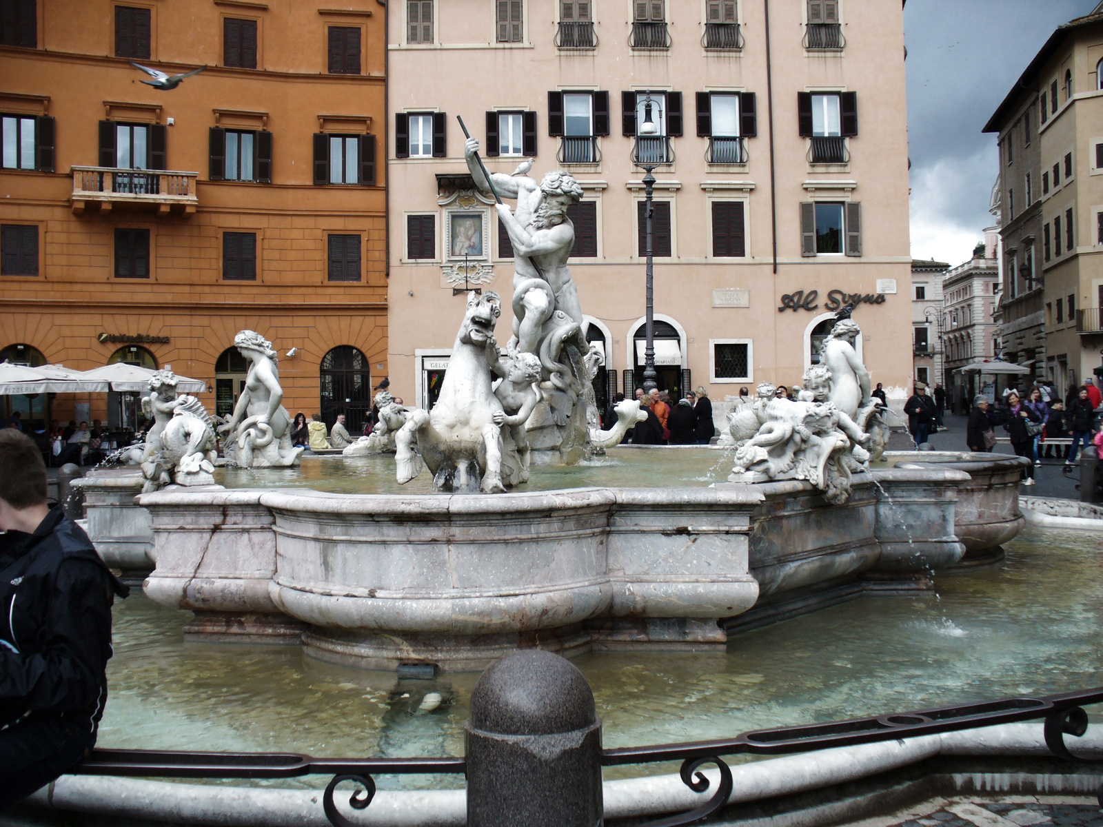 Piazza Navona szökőkút